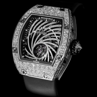Replica Richard Mille Watch-RM 051-02 Tourbillon Diamond Twister Pavé White Gold